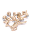 YouBella Jewellery Latest Stylish Crystal Unisex Deer Shape Brooch for Wedding/Party for Women/Girls/Men