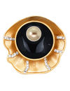 YouBella Jewellery  Collection Matte Gold Unisex Brooch for Men/Women/Girls (Bronze)