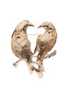 YouBella Jewellery for Women Stylish Celebrity Inspired Love Birds Brooch for Women/Men/Girls/Boys (Multi) (YB_Brooch_152)