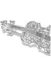 Best Valentine Gifts : YouBella  Collection Musical Guitar Brooch for Men and Women/Girls (Silver)