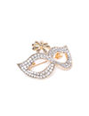 YouBella Women Gold-Plated Stone-Studded Mask-Shaped Brooch