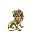 YouBella Jewellery Latest Stylish Crystal Unisex Lion Brooch for Women/Girls/Men (Silver)