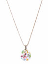 YouBella Multicoloured Stone-Studded Pendant with Chain
