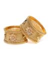 YouBella Stylish Traditional Jewellery Gold Plated Bangle Set for Women (Golden) (YB_MYN_46250_2.4)