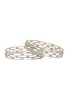 YouBella Set of 2 Gold-Toned Stone-Studded Bangles