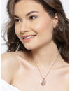 YouBella Gold-Toned Stone-Studded Pendant with Chain