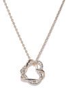 YouBella Gold-Toned Heart-Shaped Stone-Studded Pendant with Chain