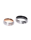 YouBella Silver-Toned Couple Ring Set