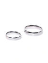 YouBella Silver-Toned Couple Ring Set