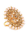 YouBella Pink Gold-Plated Adjustable Finger Ring