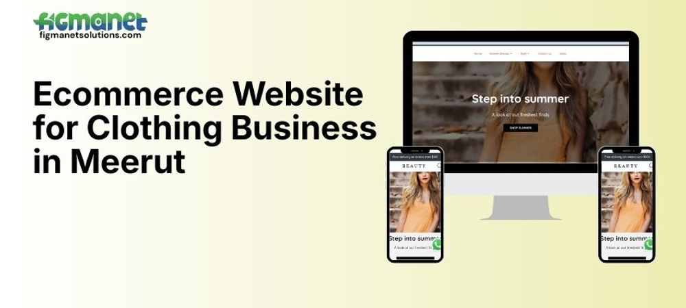 Ecommerce Website for Clothing Business in Meerut🔥📱🛒