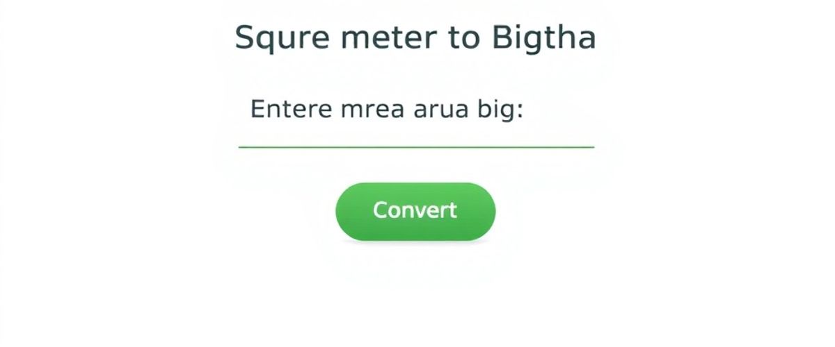 Square Meter to Bigha converter