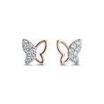 Flutterby Rose Studs