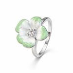 Garden Serenade Enamel Ring