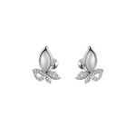Leaf n petals studs