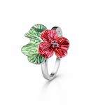 Lustrous Rose Vine Ring