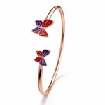 Red n Blue Rose Butterfly kada