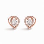 Serene Sparkle Rose Studs