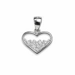 The Crystal-Fill Radiant Heart Pendant