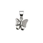 The Delicate Pavé Butterfly Pendant