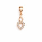 The Double Heart Drop Pendant