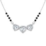 The Triple Heart Bloom Mangalsutra