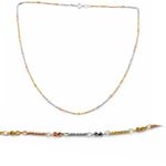 Triple tone luxurious Neckchain