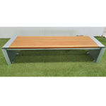 Backless Street Wood Bench Outdoor Backless Street Wood Bench Outdoor
