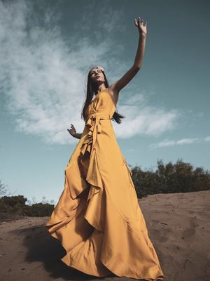 Women Self Design Dress