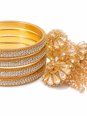 Noor Tassel Bangles (Pack of 4)