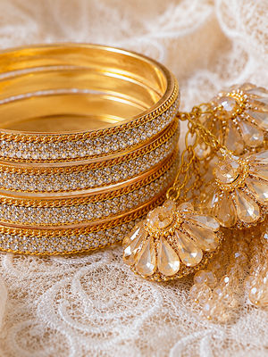 Noor Tassel Bangles (Pack of 4)