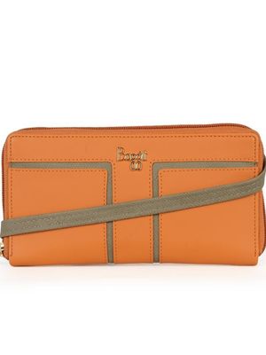 BAGGIT WOMEN WALLET KIMS LAVA WITH SLING ORANGE