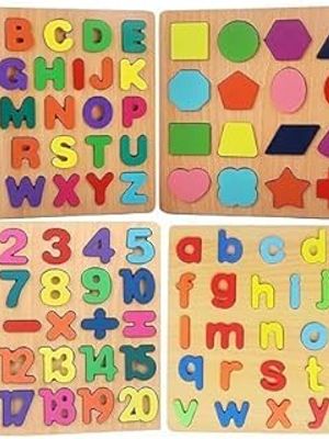 Chocozone Wooden Learning Educational Game Board for Kids