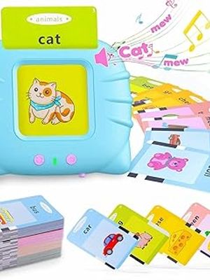 Storio Montessori Talking Flash Cards for Kids 2-5 Years 