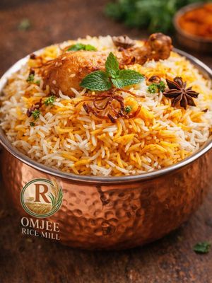 Omjee Premium Quality Biryani Rice - 500GM 