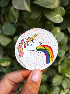 Queer Unicorn  Sticker 