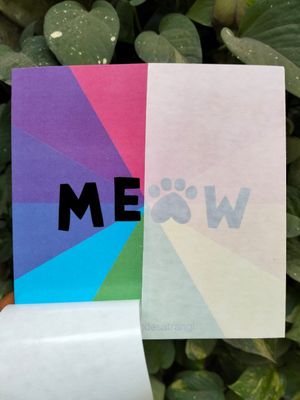 Meow Car sticker 