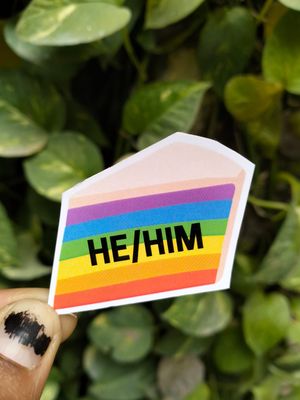 He/Him Sticker 