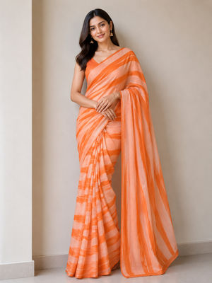 Linen. Brush. Saree