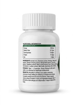 Herb X Rezurich Capsules (60 Count, 500mg)