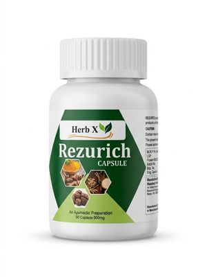 Herb X Rezurich Capsules (60 Count, 500mg)