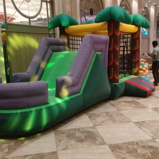 Jungle Theme Bouncy Castle