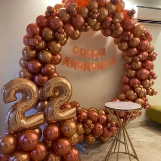 Chrome Balloon Decor