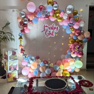 Welcome baby girl  decoration