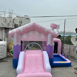 Ice cream pink pestal bouncy