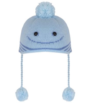Blue Warm baby cap for winters - Just so cute