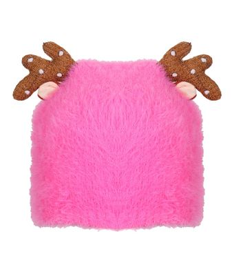 Pink Warm baby cap for winters - Just so cute