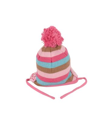 Tiekart kids multi striped wollen cap