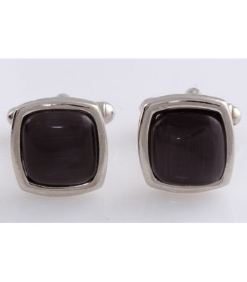 Tiekart men silver cufflink