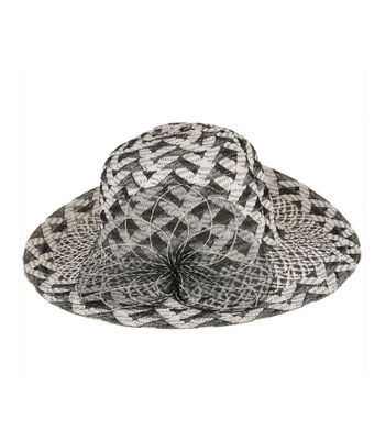Tiekart women monochrome floral  hat
